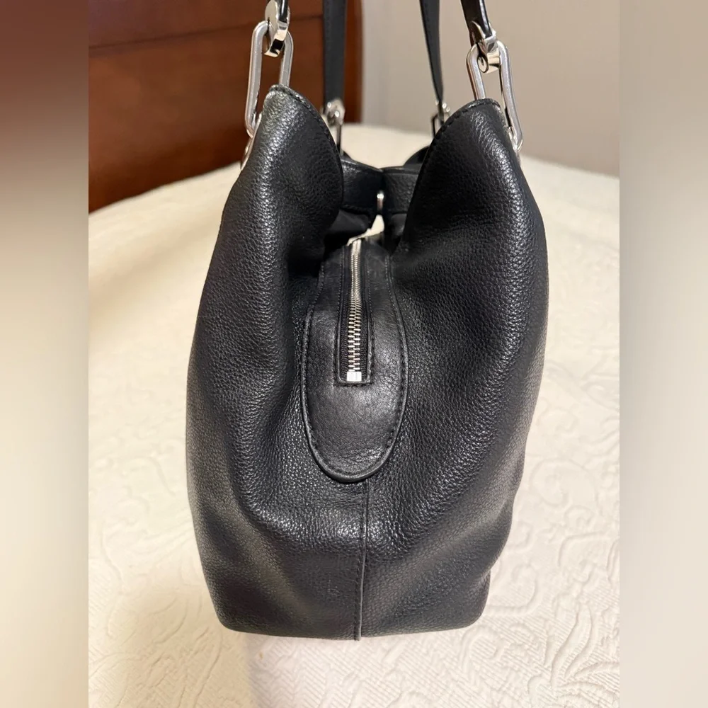 Michael Kors Black Leather Shoulder Bag